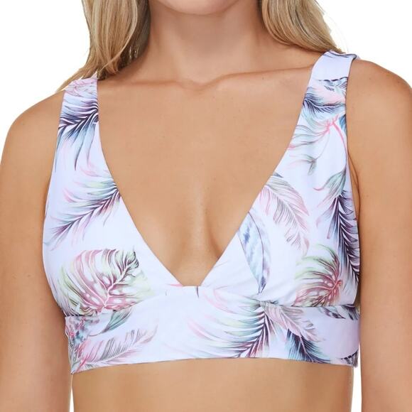 Raisins NEW Reversible Tropical/Purple Gingham Bikini Size Large - Picture 12 of 13